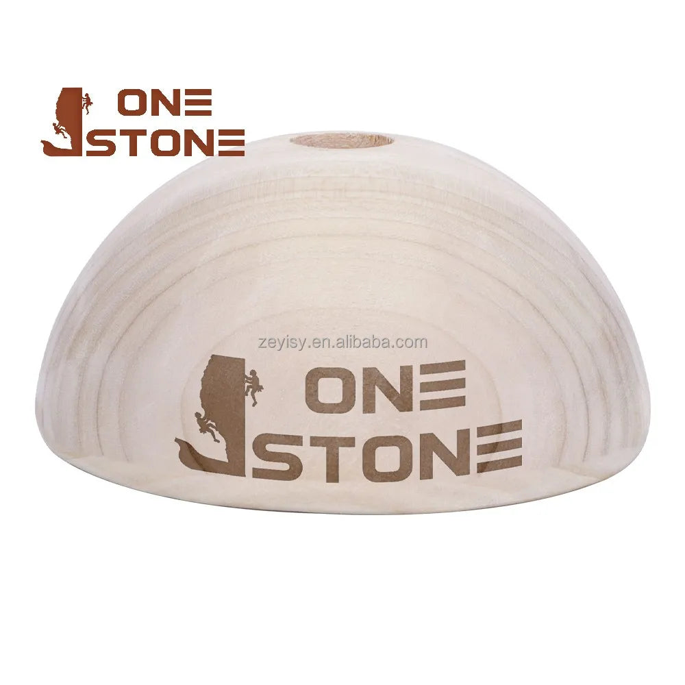 Indoor Rock Climbing hang Finger Strength Training Wood Hangboard for Rock Climbing Holds Half Ball Slope&Jug Half Ball Slope MegaBDM