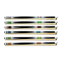 High Quality Diamond Pattern Canadian Maple Wood 57" 1/2 Jointed Billiard Pool Cue Stick MegaBDM