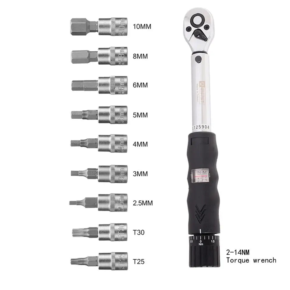 Hot Sell Tool Screwdriver Box Pocket Hand Combine Spanner Kit Torque Wrench Set