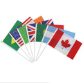 Wholesale All National Countries Small Hand Held Flag Mini 5.5*8 Inch American Flag with Pole
