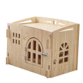 Kangdarpet Wholesale Wooden Animal-Themed Pet House-Breathable Shelter for Cats Rabbits & Small Dogs Sturdy & Eco-friendly