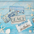 Putuo Decor Hot Sale New Beach Wooden Sign Hang Wall Craft Art Wood Sign Home Beach Seaside Decor
