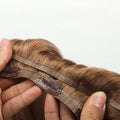 Honor Hair Hot Selling Full Ends Narrow PU Seamless Clip Ins Cuticle Aligned Clip in Hair Extensions 100% Human Hair