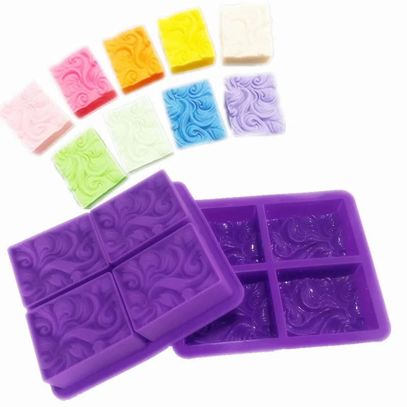 Best Seller Custom Silicone Soap Molds Flower Shape Silicone Molds for Soap Making