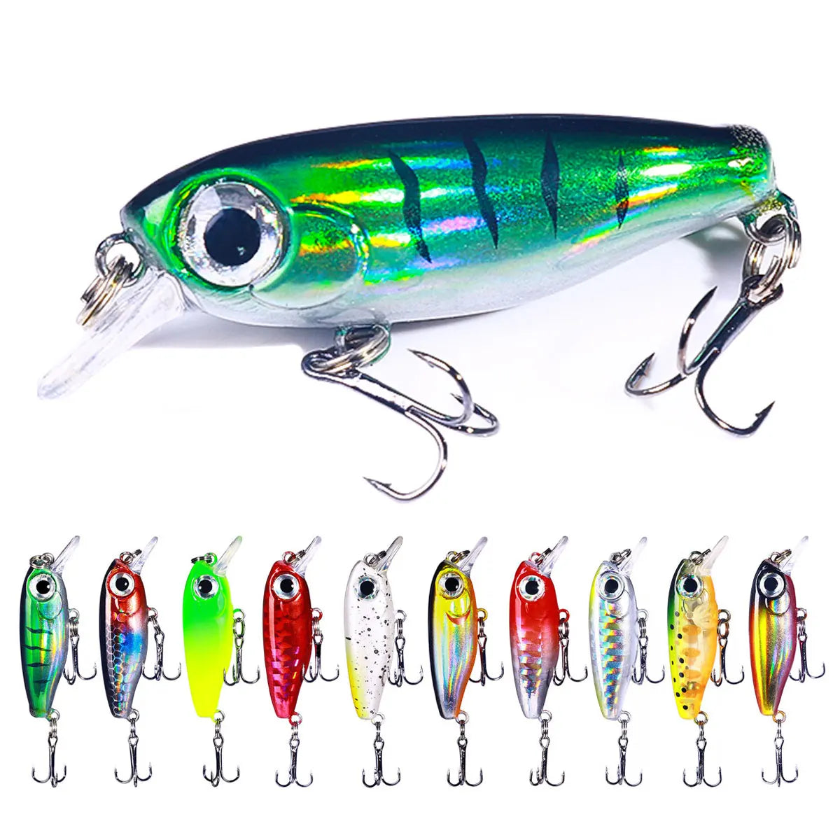 3.8CM 2.8G Latest Desgin Colorful Hard Plastic Artificial Sinking All Swim Layer Minnow Fishing Lure Suppliers MegaBDM