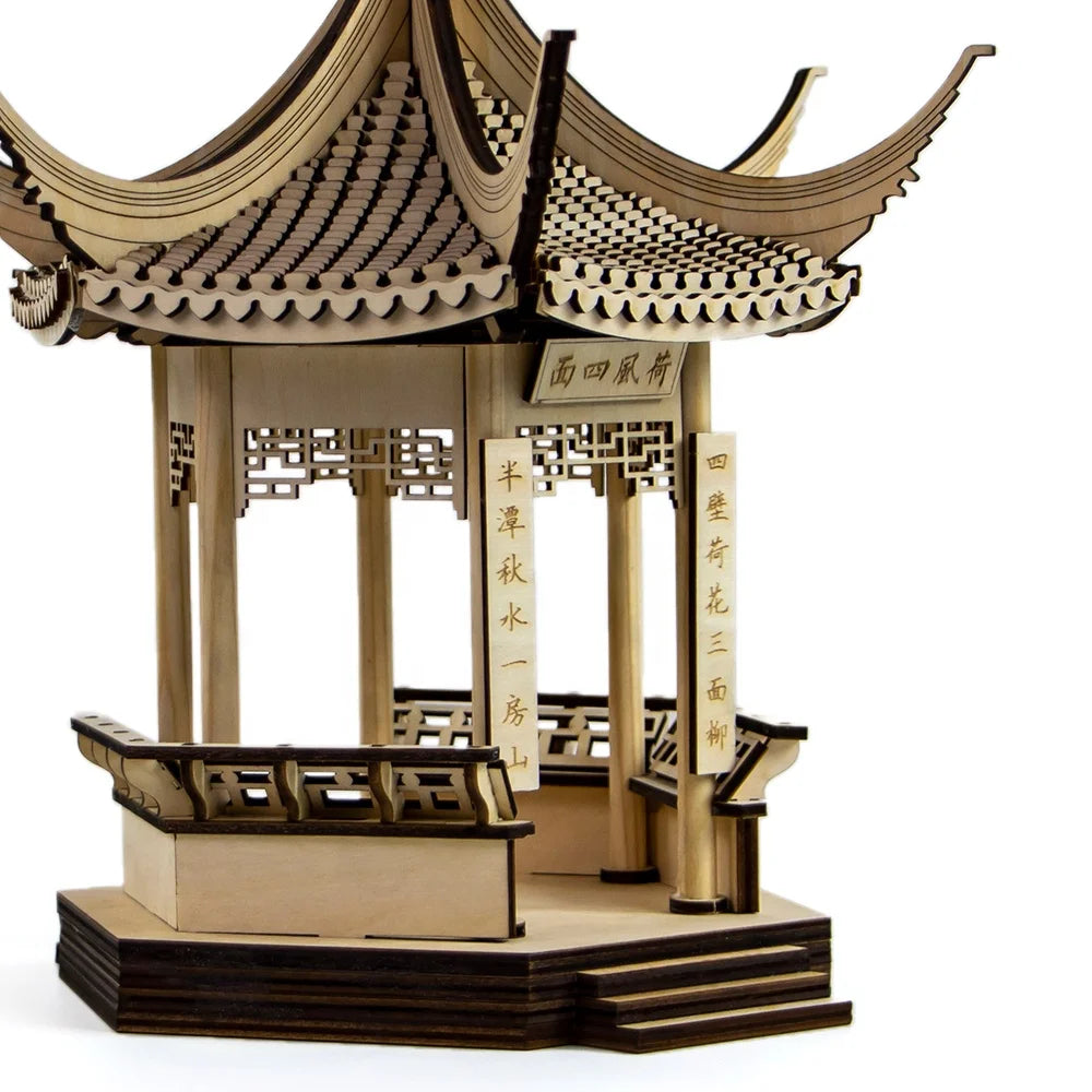 Art DIY Assembly 3D Models Wooden Toy Puzzles Custom Laser Cutting Service Wood