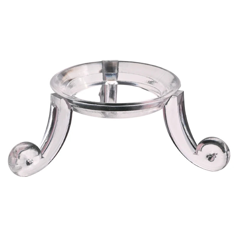 New Arrival Foldable Clear PS Sphere & Crystal Ball Stand Egg Display Holder with Foldable Feature Pengtong Brand China