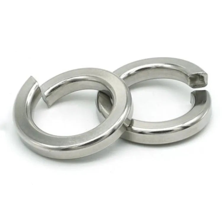 M10 Din127 Stainless Steel Lock Spring Washer Zinc Plated Plain Finish Split Style