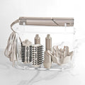 Acrylic Hairdryer Rack with Cord Hanger Desktop Organizer Storage Attachments Hair Accessories Display Curlers Brushes Diffuser