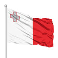 High Quality and Low Cost Custom Made Metal Clasp of the Maltese Flag 3*5 Feet Polyester Maltese Flag