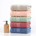 Hot Sell 100% Cotton Bath Towel Set Custom Turkish Towel for Bathroom Soft Feel Absorbent for Shower Bathing Towel Wholesale