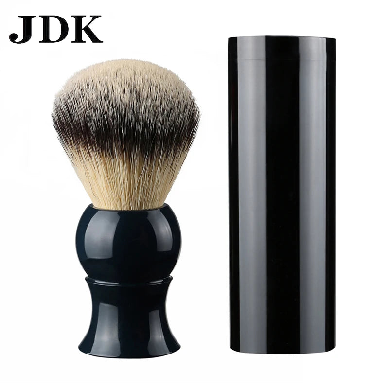 Barber Shaving Tool Synthetic Hair Shaving Brush with Black Tube
