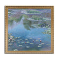 Custom Famous Art Painting Handmade Water Lily by Claude Oscar Monet Oil Painting Canvas Wall Art Hotel Decor Home Artwork