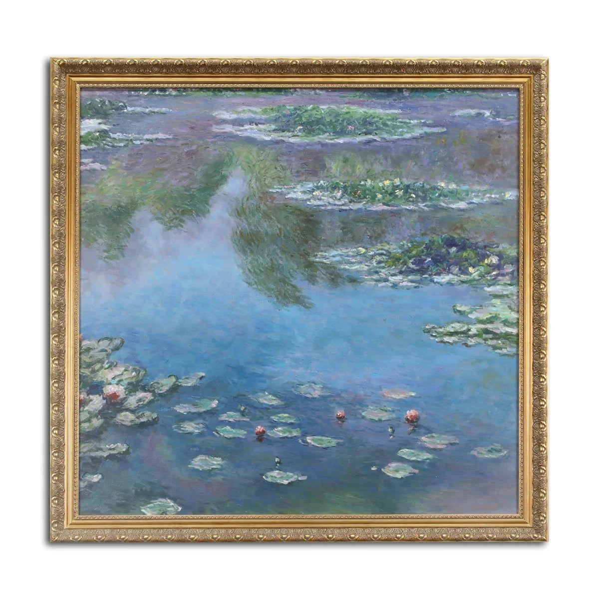 Custom Famous Art Painting Handmade Water Lily by Claude Oscar Monet Oil Painting Canvas Wall Art Hotel Decor Home Artwork