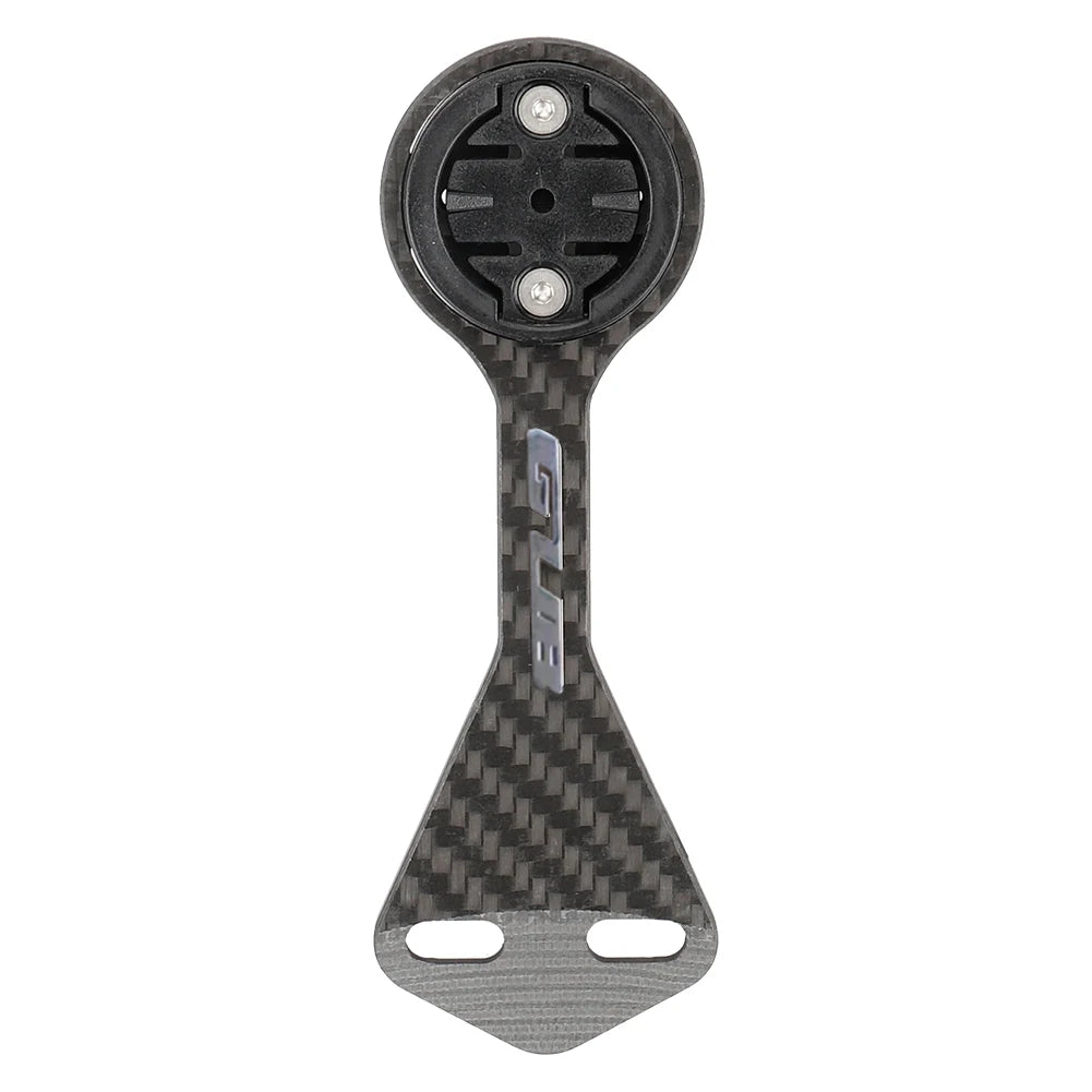 GUB 698 Carbon Fiber Bicycle Computer Holder Road Bike Integrated Cycle Stopwatch Mount for Garmin Cateye Bryton Wahoo