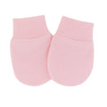 Pink Blue White 100% Cotton Anti Scratch Super Soft Comfortable Infant Mittens Newborn Baby Mittens