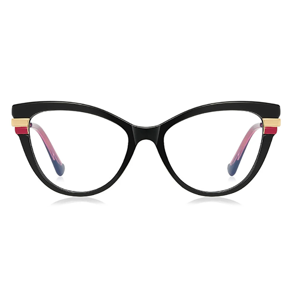 Top New Arrival Adult Anti Blue Light Computer Glasses Blocker Blue Light Blocking Filter Women Cat Eye Classic Glasses