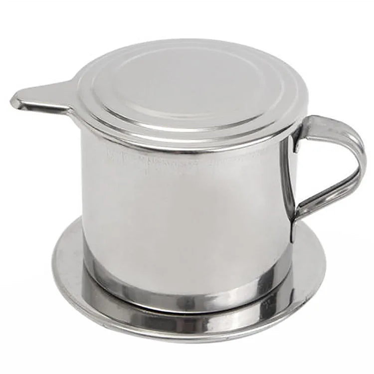 Pour Over Drip Vietnamese-style Drip Coffee Pot Stainless Steel Filter Coffee Drip Filter Coffee and Tea Tools