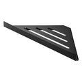 Matte Black SUS304 Stainless Steel Corner Shower Rack Rustproof Triangle Bathroom Shower Caddy Storage Organizer Holder Basket