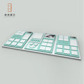 Customized Color Metal Jewelry Display Trays Packaging Set for Cabinets and Windows