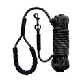 Custom Length Strong Pet Nylon Rope Leash With Soft EVA Padded Handle Highly Reflective Extended Dog Leash