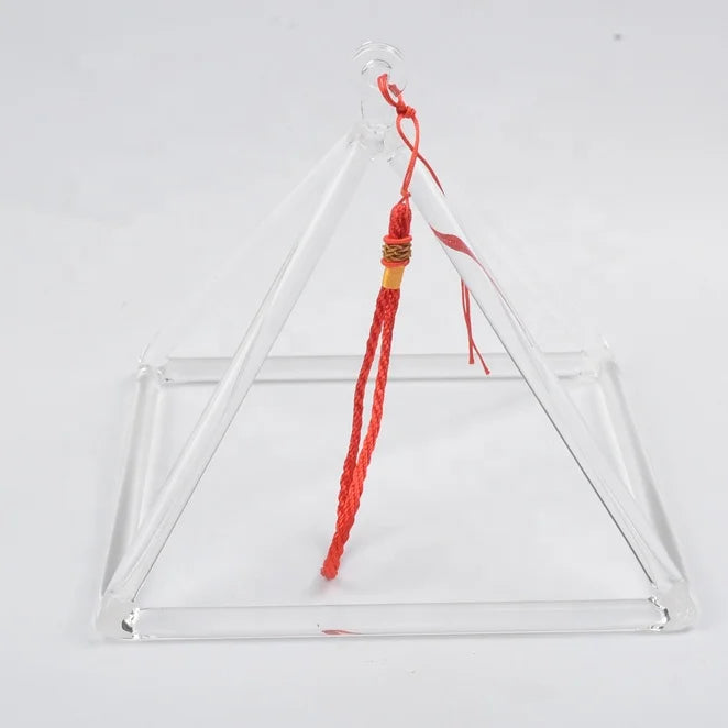 Wholesale Pure Quartz Crystal Clear Singing Pyramid Set 5"-12" Set 6 Pcs Healing Spiritual