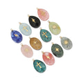 Luxury Gold Plated Small Charms Drop Rhinestone Pendants Necklace Findings DIY Jewelry Making  Accessories