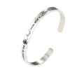 DIY Fashion Stainless Steel Open Bracelet I Used to Be Her Angel Now She's Mine Mother's Day Gift