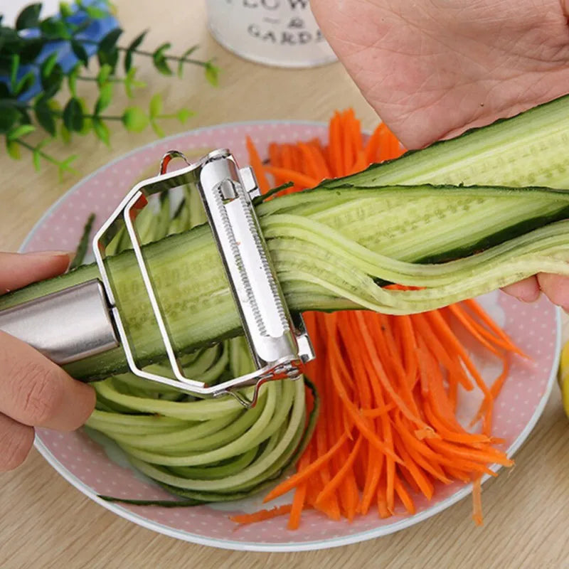 Stainless Steel Multi-function Vegetable Peeler Julienne Cutter Julienne Peeler Potato Carrot Grater Kitchen Tool