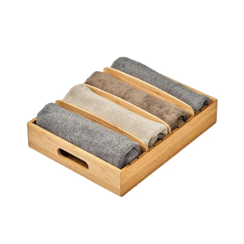 Multi-Drawer Bamboo Desktop Organizer for Kitchen Bathroom Desk for Tea Spice Towel Jewelry Tools Tableware Storage Trays
