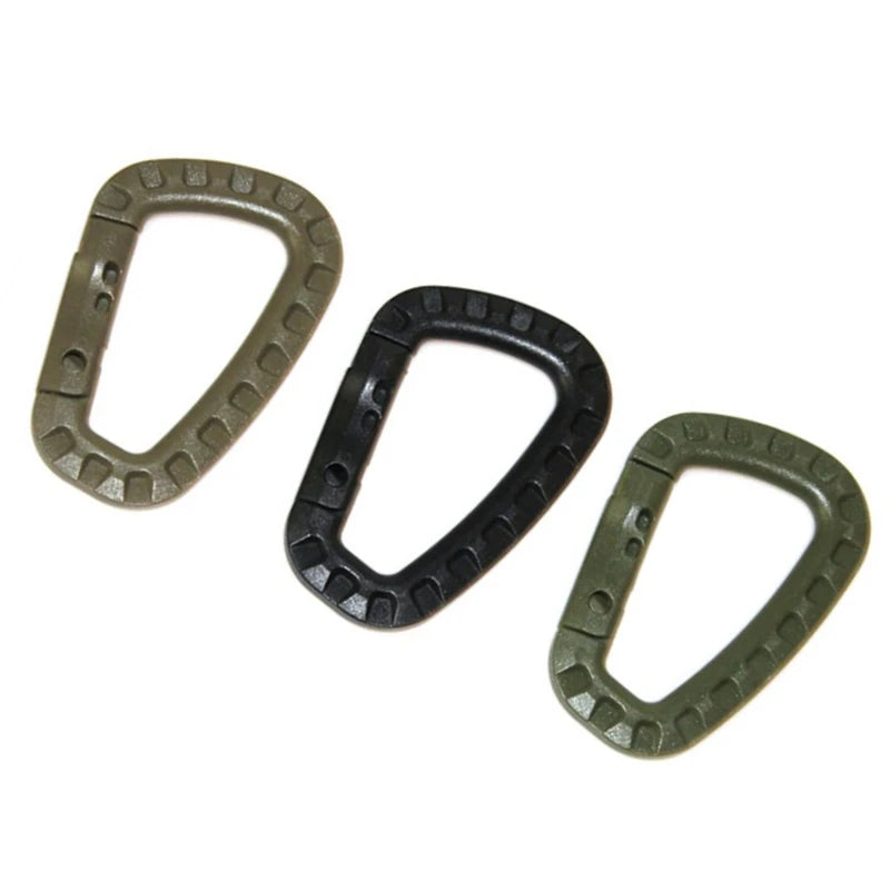 HXY 85*56*7MM Plastic Carabiner Plastic Backpack Snap Clip Hook Buckle Keychain Camping Hiking Plastic Climbing Carabiner