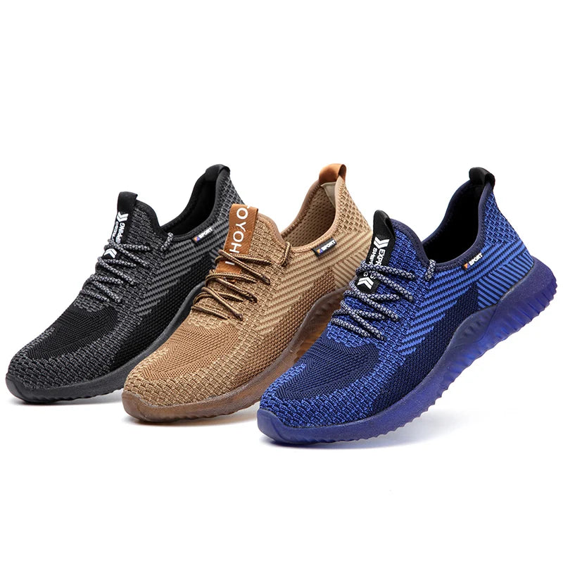 ZG HJ605 Lightweight Unisex Safety Shoes Steel Toe Breathable Rubber Insole for All Seasons-for Winter Summer Work Wholesale