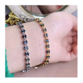 Factory Wholesale 925 Sterling Silver Gold Filled Light up Natural Sapphire Stone Women Bracelet