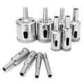 Diamond Coating 15PCS Drill Bit Set Carbon Steel for Glass Ceramics Porcelain Ceramic Tile Marble