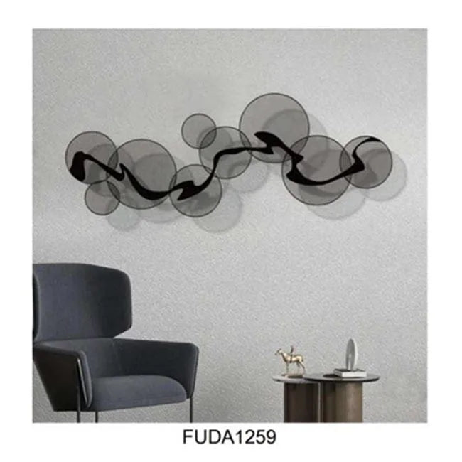120*45CMIron Wall Decoration Room Decoration Modern Light Luxury Living Room Sofa Background Wall Hanging Decoration
