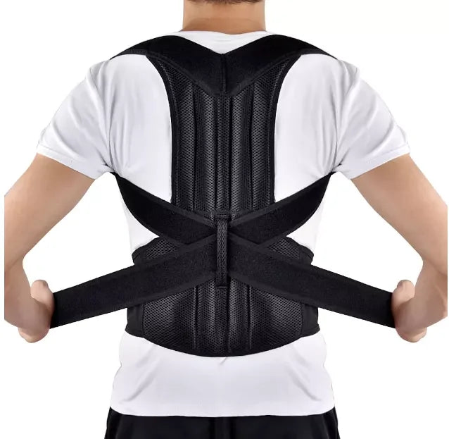 2025 New OEM Best Posture Support Corset Black Adjustable Back Corrector Customize Back Support Belt Posture Protector