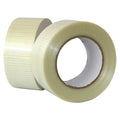 Hot Sale Single-Sided Transparent Fiberglass Cross Filament Adhesive Tape Reinforced Pressure Sensitive for Sealing for Masking