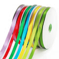 1 Inch Colorful Soft Polyester Silk Satin Ribbon Roll 100% Polyester for Gift Packaging Garment Accessories Single Face Style