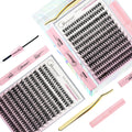 Cluster Eyelash Wholesale Lash Kit Cluster Lashes Diy Lash Sealant and Bond Kit Eyelash Clusters