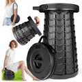 Wholesales Lightweight Foldable Outdoor Retractable Plastic Telescoping Camping Stool Small Adjustable Portable Stool Chair