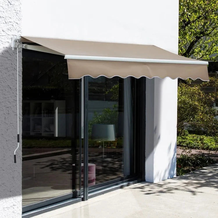 Wholesale Custom Aluminum Motorized Retractable Automatic Awning Outdoor Garden Patio Roof Free Standing Balcony Sun Shade