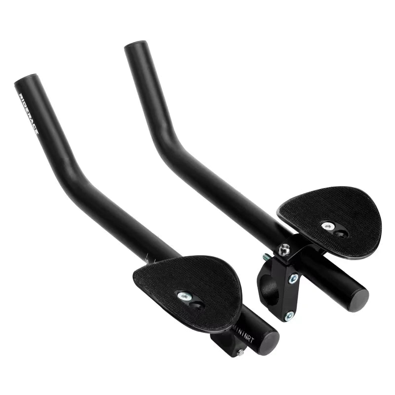 RIDERACE Bike Rest TT Handlebar Aero Bars for Triathlon Time Trial Tri Bars Aluminium Alloy MTB Road Bicycle Handle bar Aerobars