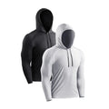 Wholesale Quick Dry Fit Sports Long Sleeve Shirt Men Lightweight Active Workout Athletic Gym Pullover Hoodie