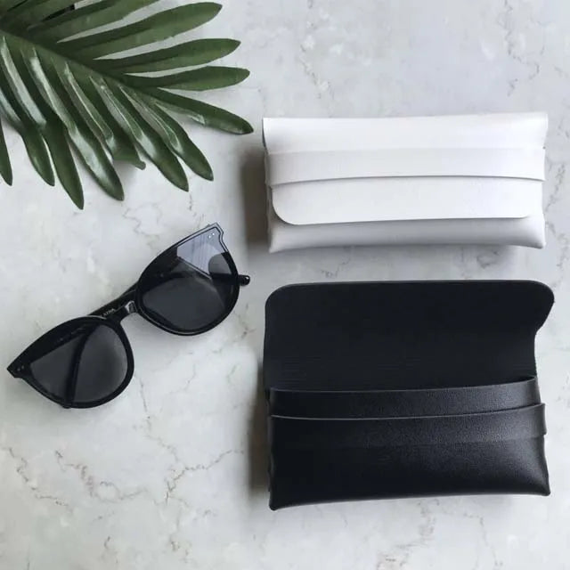 2025 Leather Men Women Portable Wholesale Custom Glasses Sunglasses Case