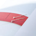 925 Silver Earrings for Women Minimalism Square Earrings Ear Line Pendientes Fashion Maple Drop Earrings