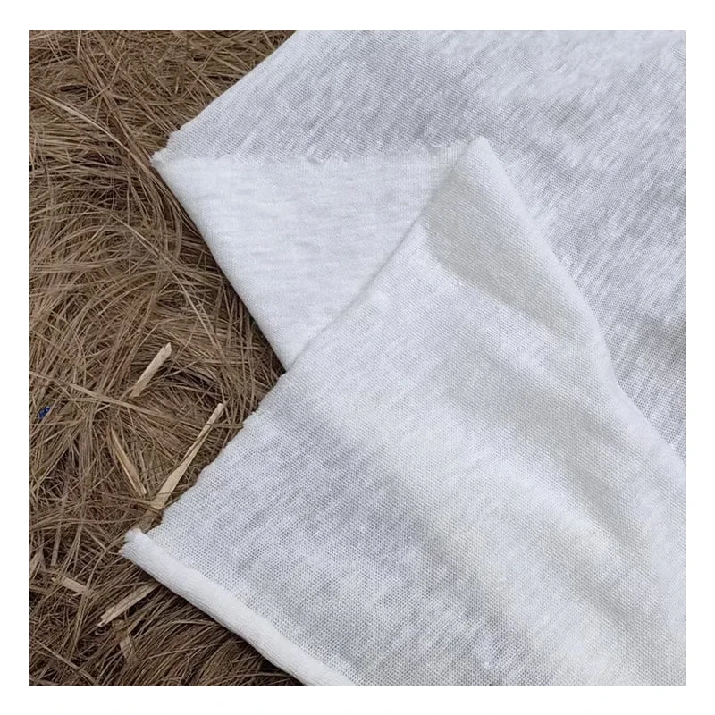 82002- 145GSM Custom Color Hemp Organic Cotton Blended Eco-Friendly OEKO-TEX Certified Single Jersey Activewear Sportswear