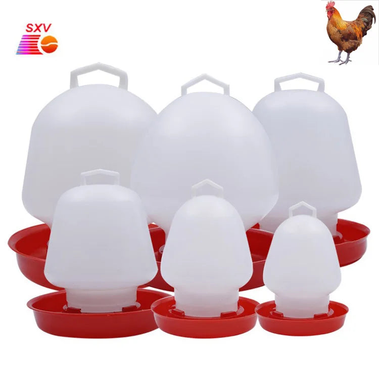 New 1.5L-12.5L SXV Brand SXV-196 Animal Farm Rainproof Plastic Chicken Water Drinkers for Poultry