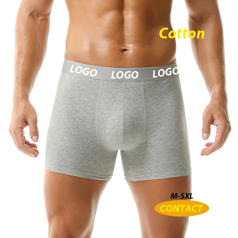 Mid Waist Breathable Cotton Men's Boxers Brief Mens Underwear Wholesale