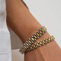 Trendy Hypoallergenic Jewelry Stainless Steel  Watch Bands Strap Chain Bracelet Bracelets Sets for Women Jewelry