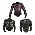 BLACK/RED Motorcycle Motto Jacket Turtle Motocross Racing Full Body Armor Chest Protections Racing Rider Protector Jackets